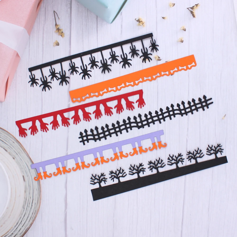 KSCRAFT Halloween Borders Metal Cutting Dies Stencils for DIY Scrapbooking Decorative Embossing DIY Paper Cards
KSCRAFT Halloween Borders Metal Cutting Dies Stencils for DIY Scrapbooking Decorative Embossing DIY Paper Cards