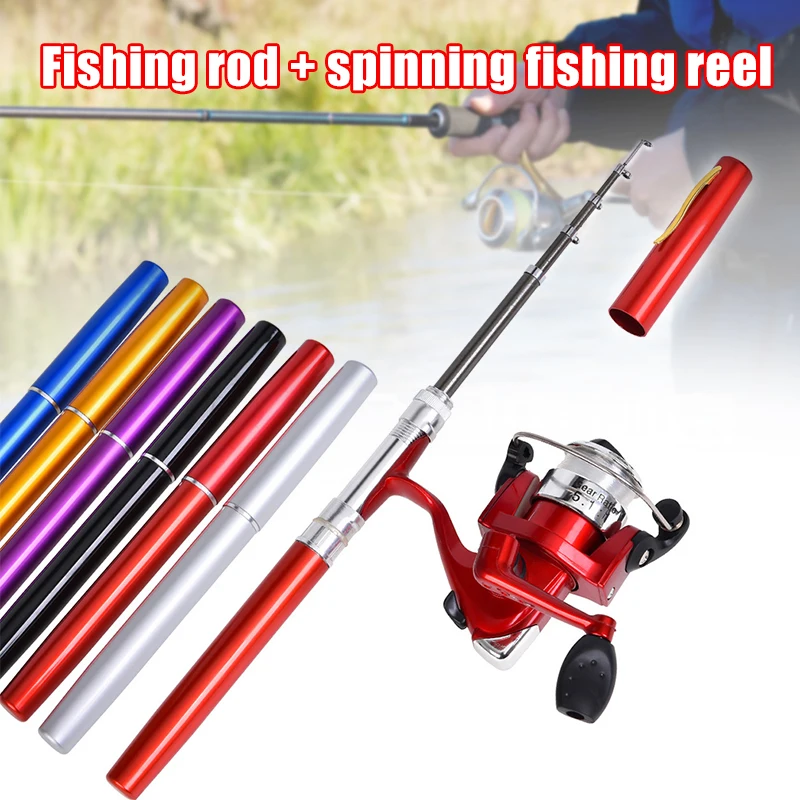 Mini Telescopic Pen Fishing Rod Kit with Spinning Reel Wheel Line ,20CM Ice Pocket Fishing Handle Pole for Travel Freshwater Sea
Mini Telescopic Pen Fishing Rod Kit with Spinning Reel Wheel Line ,20CM Ice Pocket Fishing Handle Pole for Travel Freshwater Sea