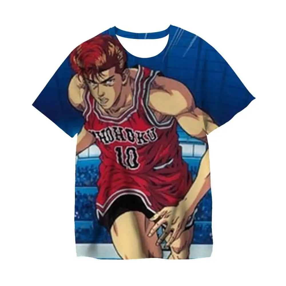 Футболка в стиле аниме Slam Dunk для мальчиков и девочек, модный короткий топ в японском стиле с короткими рукавами, уличная одежда, лето 2022
Футболка в стиле аниме Slam Dunk для мальчиков и девочек, модный короткий топ в японском стиле с короткими рукавами, уличная одежда, лето 2022