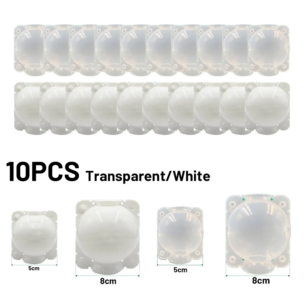 10pcs Plant Rooting Equipment Grafting Box High-pressure Breeding Box Plastic White Suitable For Indoor Outdoor Plants Reusable
10pcs Plant Rooting Equipment Grafting Box High-pressure Breeding Box Plastic White Suitable For Indoor Outdoor Plants Reusable