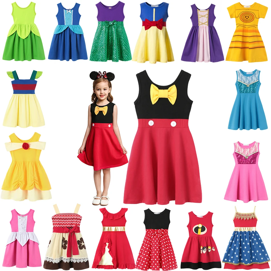 Disney Cute Frozen Elsa Anna Snow White Baby Girls Princess Costumes Mickey Belle Birthday Cosplay Dresses Vestido 3-10Y 2022New
Disney Cute Frozen Elsa Anna Snow White Baby Girls Princess Costumes Mickey Belle Birthday Cosplay Dresses Vestido 3-10Y 2022New
