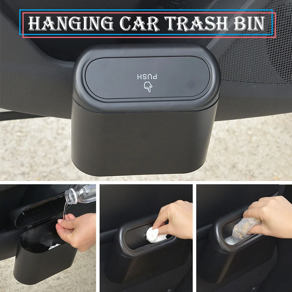1Pc ABS Car Trash Bin Hanging Vehicle Garbage Dust Case Storage Box Pressing Type Waterproof Trash Can Auto Interior Accessories
1Pc ABS Car Trash Bin Hanging Vehicle Garbage Dust Case Storage Box Pressing Type Waterproof Trash Can Auto Interior Accessories