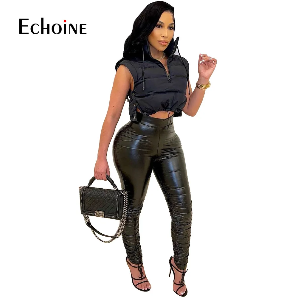 Женские пикантные облегающие плиссированные однотонные брюки-карандаш из искусственной кожи с высокой талией, зимние хипстерские уличные ...
Женские пикантные облегающие плиссированные однотонные брюки-карандаш из искусственной кожи с высокой талией, зимние хипстерские уличные ...