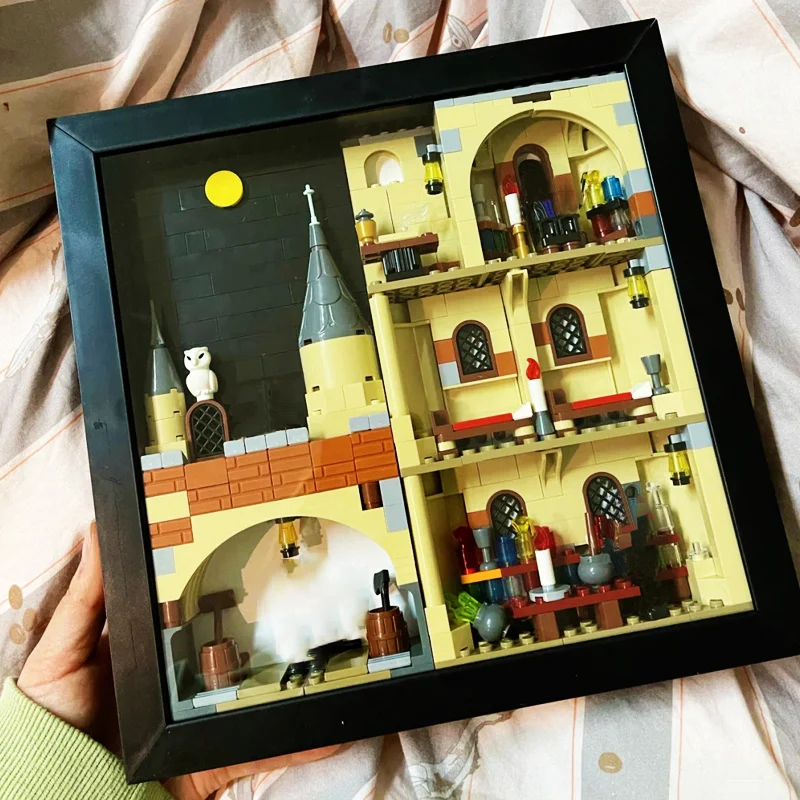 Three-dimensional Magic Castle Frame Painting Building Block Small Particle Building Block Research Institute Wall-mounted Model
Three-dimensional Magic Castle Frame Painting Building Block Small Particle Building Block Research Institute Wall-mounted Model