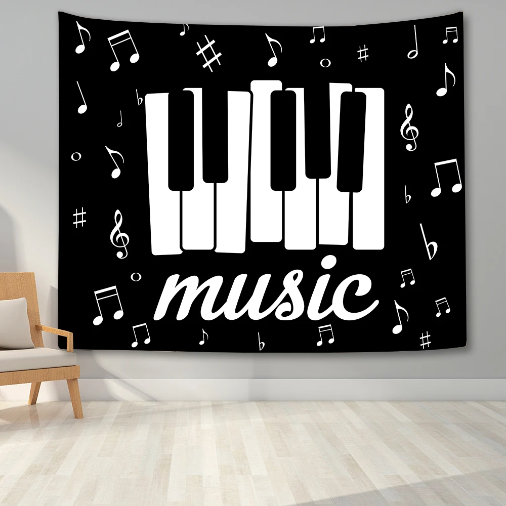 Black and White Piano Keys Tapestry Musical Note Wall Hanging Cloth Music Symbol Home Bedroom Living Room Decor Wall Blanket
Black and White Piano Keys Tapestry Musical Note Wall Hanging Cloth Music Symbol Home Bedroom Living Room Decor Wall Blanket