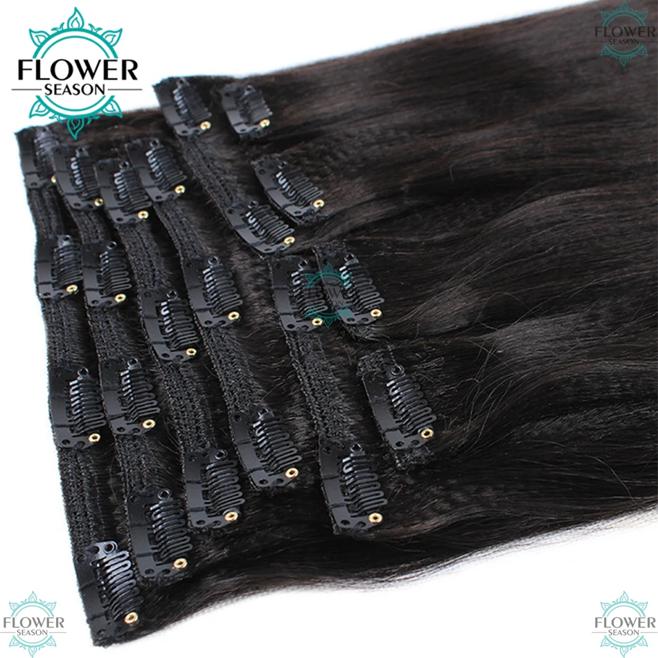 Thick Yaki Straight Clip In Human Hair Extensions For Full Head 12A Light Yaki Hair Extension Clip In For Women Flowerseason
Thick Yaki Straight Clip In Human Hair Extensions For Full Head 12A Light Yaki Hair Extension Clip In For Women Flowerseason