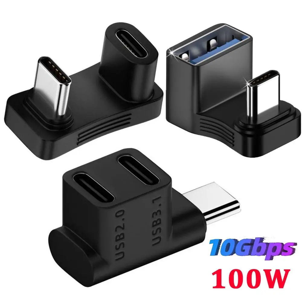 90 Degree USB C Converter 2 in 1 Male to Female 10Gbps Type-C 3.1 Adapter Data Extender 100W Fast Charging For Steam Deck Laptop
90 Degree USB C Converter 2 in 1 Male to Female 10Gbps Type-C 3.1 Adapter Data Extender 100W Fast Charging For Steam Deck Laptop