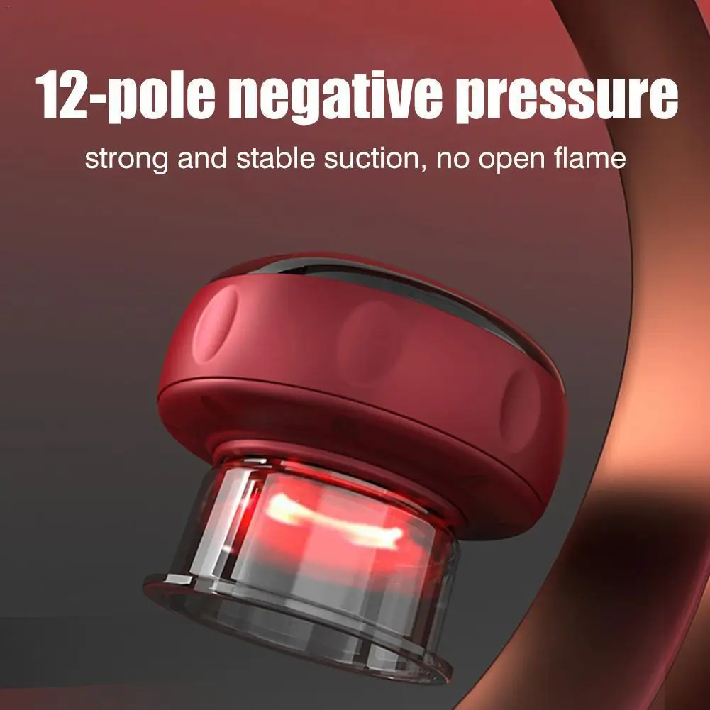 Portable Cupping Device Electric Massager Scraping Therapy Red Light Heating Vibration Pressotherapy Rechargeable Pain Relief
Portable Cupping Device Electric Massager Scraping Therapy Red Light Heating Vibration Pressotherapy Rechargeable Pain Relief