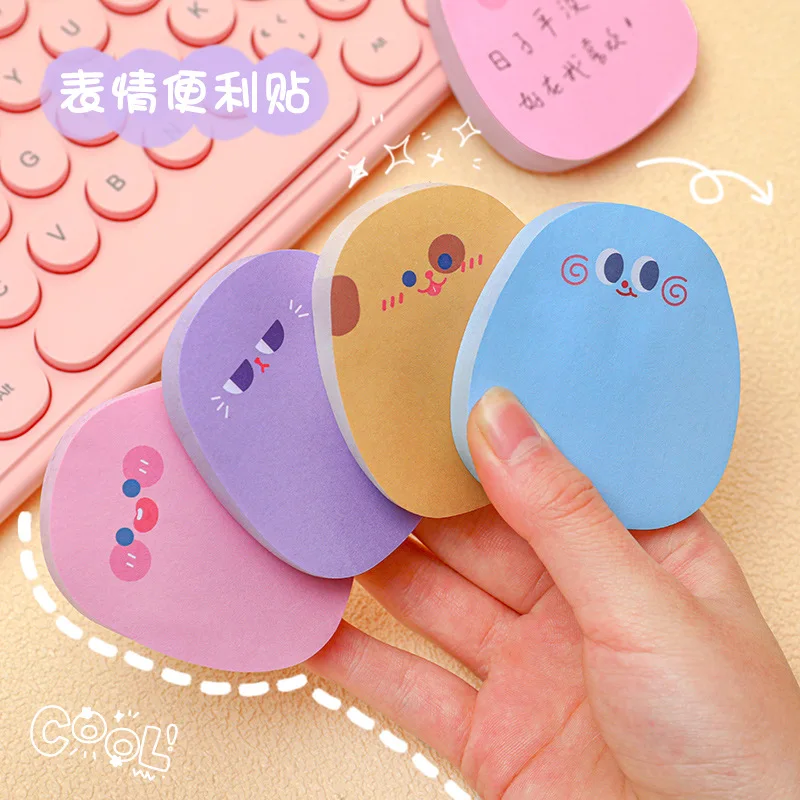 60 Sheets Cute Cartoon Face Sticky Notes Student Stationery Girl Memo Pad Office Message Notepad School Supplies Can Tear
60 Sheets Cute Cartoon Face Sticky Notes Student Stationery Girl Memo Pad Office Message Notepad School Supplies Can Tear