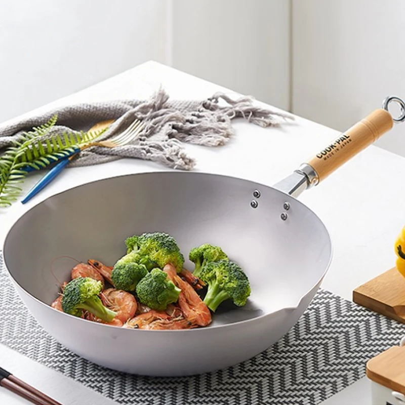 36cm Pure Titanium Wok,Kitchen Cookware,Anti-scald wood handle,Non Stick Frying pan for Gas and Induction Cooktops,Healthy Woks
36cm Pure Titanium Wok,Kitchen Cookware,Anti-scald wood handle,Non Stick Frying pan for Gas and Induction Cooktops,Healthy Woks