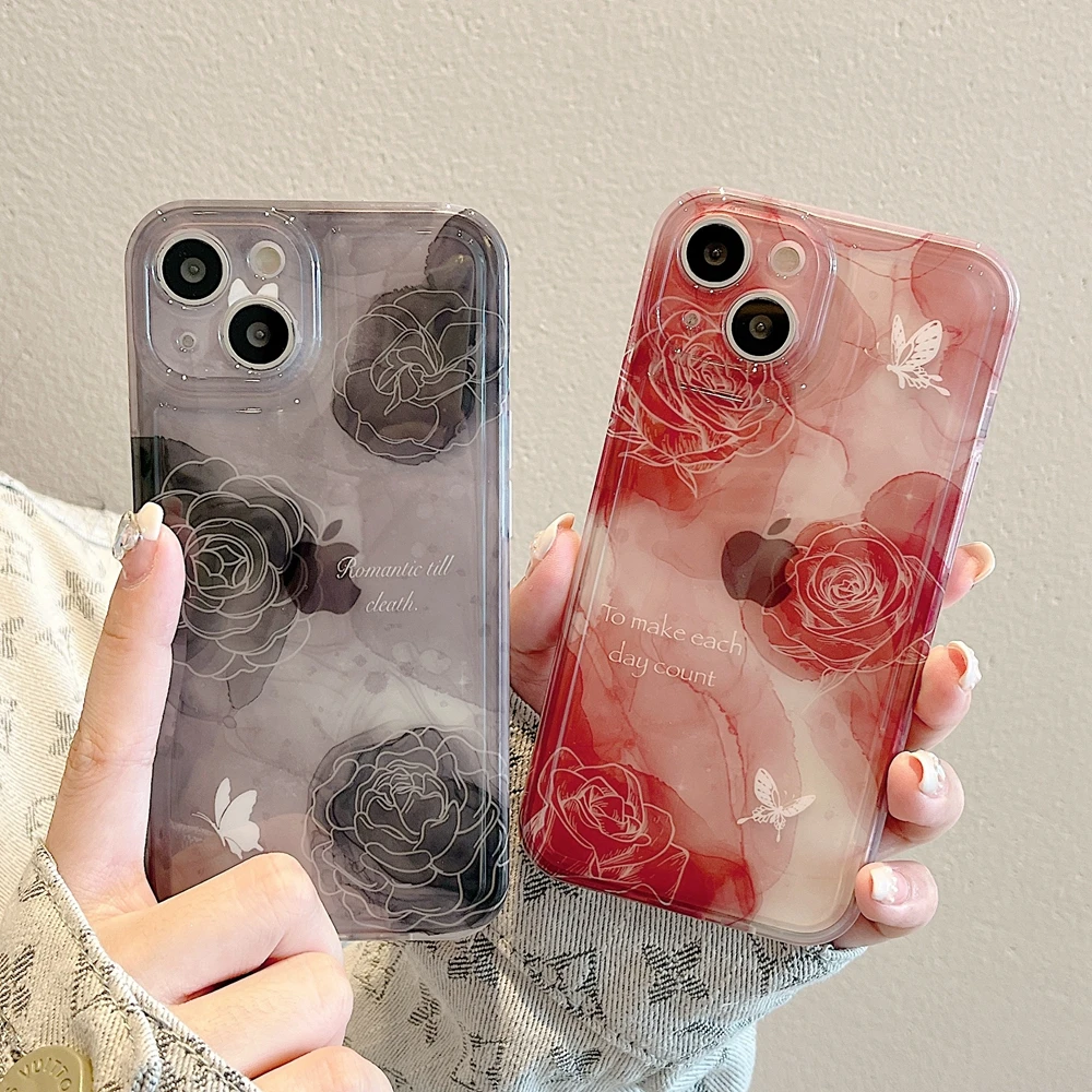 Luxury Watercolor Butterfly Flower Clear Phone Case For iPhone 13 11 14 Plus 12 Pro Max Luxury Shockproof Transparent Soft Cover
Luxury Watercolor Butterfly Flower Clear Phone Case For iPhone 13 11 14 Plus 12 Pro Max Luxury Shockproof Transparent Soft Cover