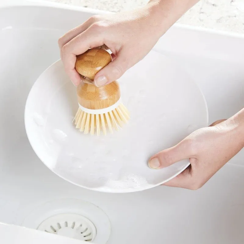 Natural Wood Handle Sisal Hair Dish Pot Vegetable Washing Brush Kitchen Cleaning Brush
Natural Wood Handle Sisal Hair Dish Pot Vegetable Washing Brush Kitchen Cleaning Brush