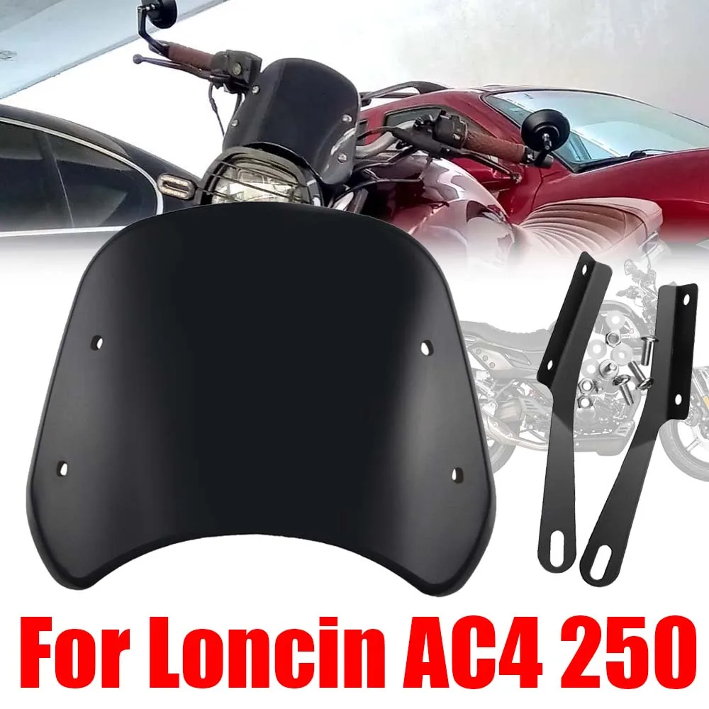For LONCIN AC4 250 VOGE LX250-12C LX250-15D LX 250-12C Accessories Retro Windscreen Windshield Wind Screen Deflector Cover Guard
For LONCIN AC4 250 VOGE LX250-12C LX250-15D LX 250-12C Accessories Retro Windscreen Windshield Wind Screen Deflector Cover Guard