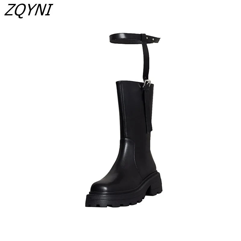 2022 women's wedge high heels middle boots leather thick shoes zipper informal Punk Gothic pull autumn winter black green
2022 women's wedge high heels middle boots leather thick shoes zipper informal Punk Gothic pull autumn winter black green