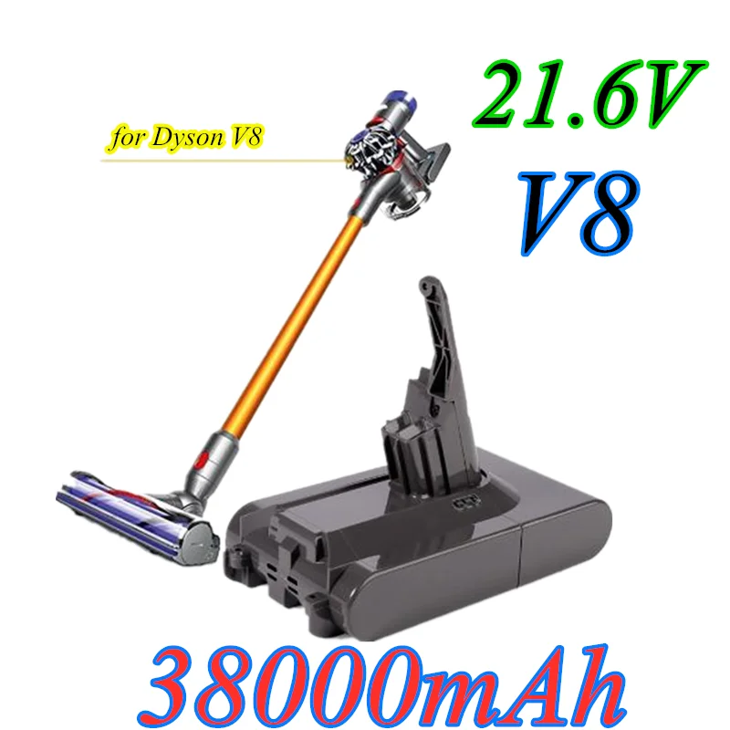 38000mAh 21.6V Battery Dyson V8 Battery for Dyson V8 Absolute /Fluffy/Animal/ Li-ion Vacuum Cleaner rechargeable Battery
38000mAh 21.6V Battery Dyson V8 Battery for Dyson V8 Absolute /Fluffy/Animal/ Li-ion Vacuum Cleaner rechargeable Battery