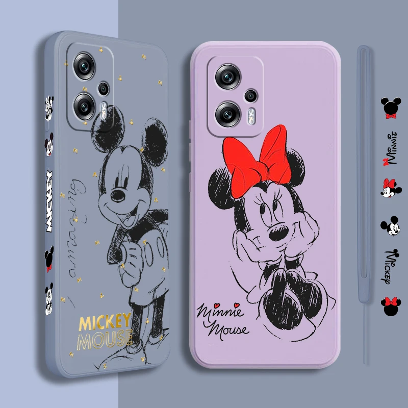 Disney Mickey Minnie Love For Xiaomi POCO X5 M5 C40 M4 X4 F4 C40 X3 NFC F3 GT M4 M3 M2 Pro 4G 5G Liquid Left Rope Phone Case
Disney Mickey Minnie Love For Xiaomi POCO X5 M5 C40 M4 X4 F4 C40 X3 NFC F3 GT M4 M3 M2 Pro 4G 5G Liquid Left Rope Phone Case