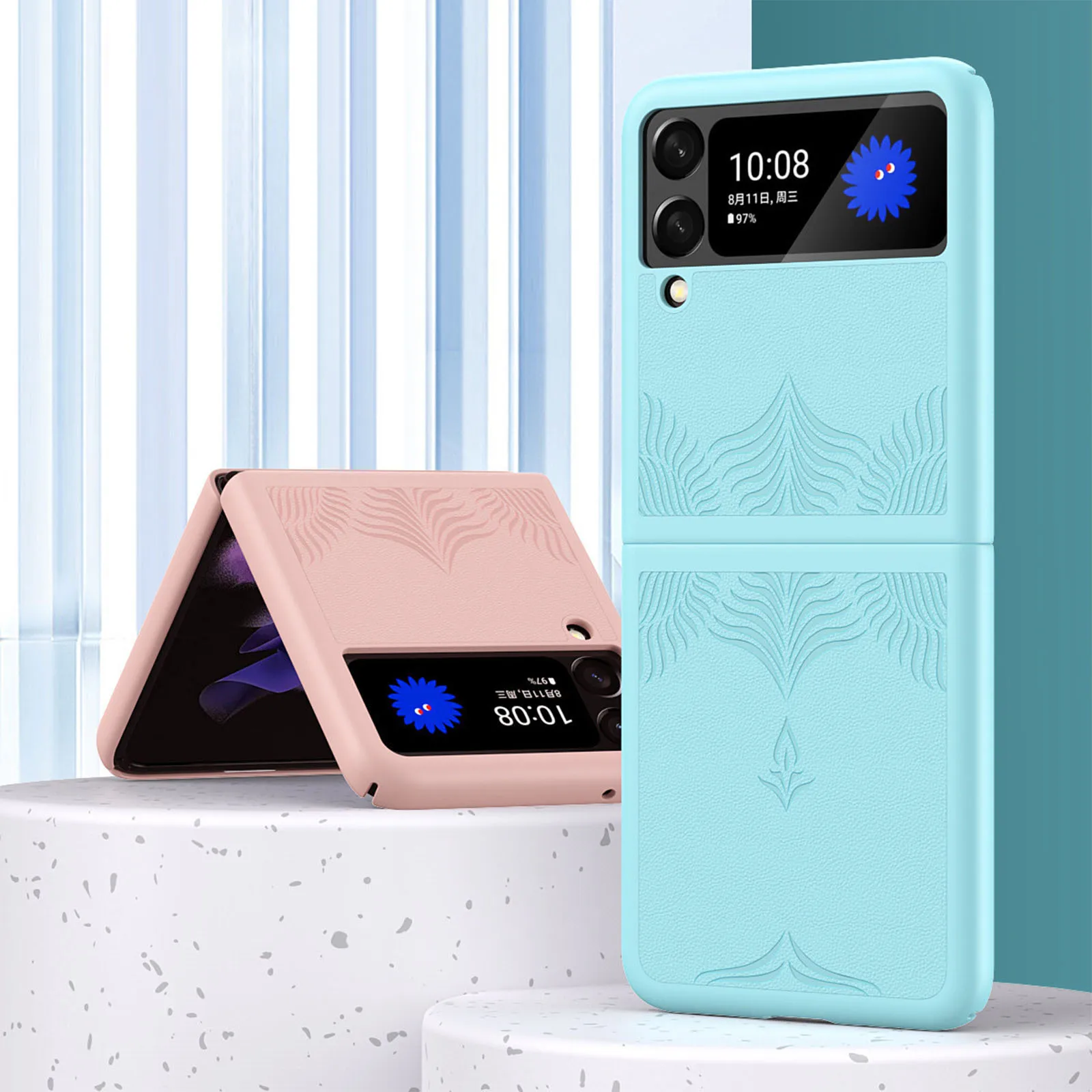 Leather Folding Flip Case for Samsung Galaxy Z Flip 4 5G PC & PU Hard Phone Case Slim Leather Shockproof Protective Case
Leather Folding Flip Case for Samsung Galaxy Z Flip 4 5G PC & PU Hard Phone Case Slim Leather Shockproof Protective Case