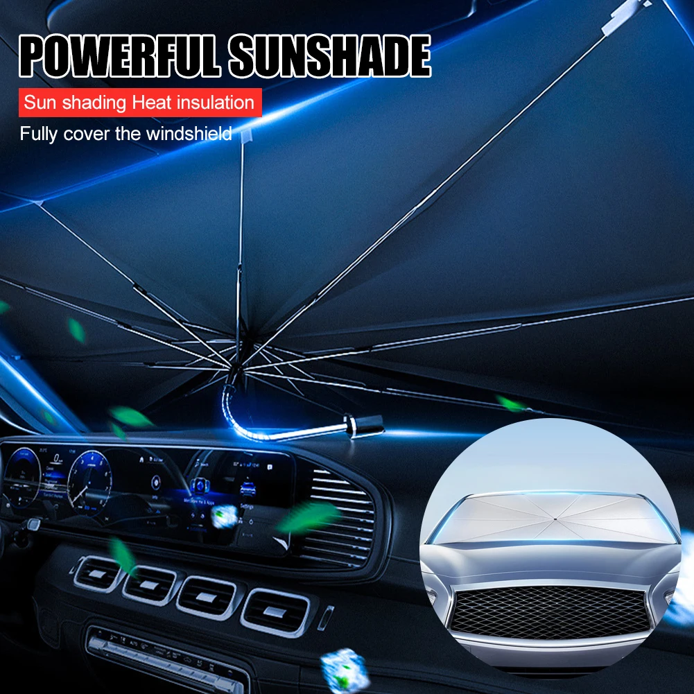 Foldable Car Sun Shade Umbrella Front Windshield Shade Cover Universal Sunscreen Heat Insulation Cloth Protection Accessories
Foldable Car Sun Shade Umbrella Front Windshield Shade Cover Universal Sunscreen Heat Insulation Cloth Protection Accessories