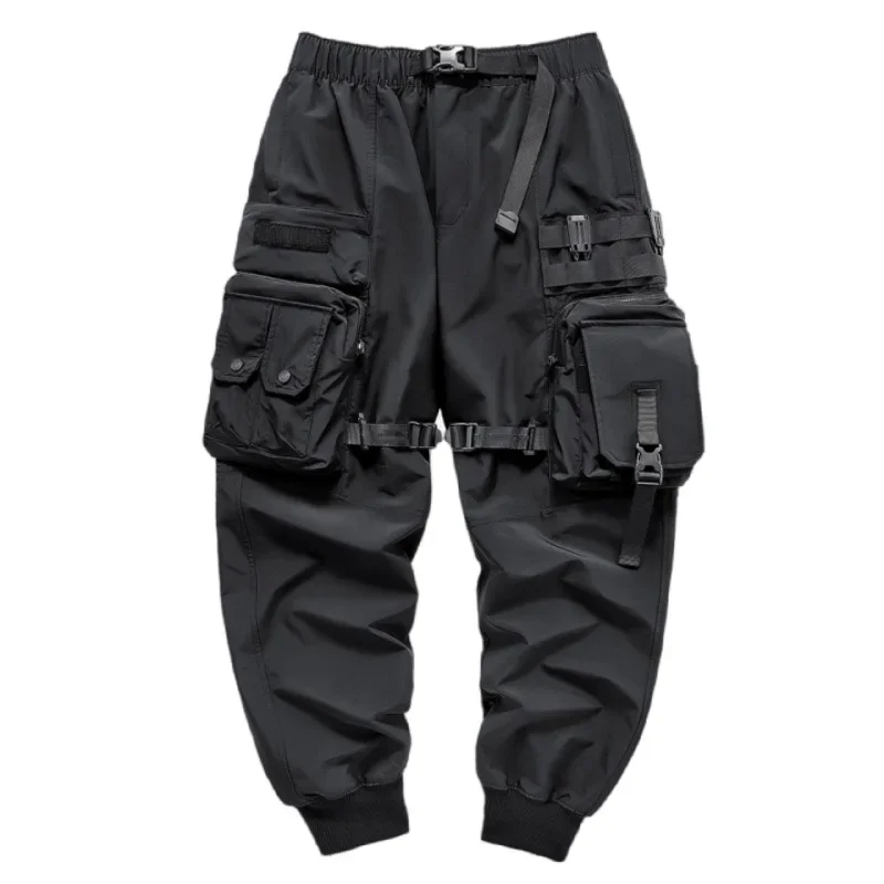 Multi-pockets Ribbons Bandage Tactical Techwear Cargo Pants Mens Harajuku Punk Hip Hop Joggers Pantalons Casual Streetwear
Multi-pockets Ribbons Bandage Tactical Techwear Cargo Pants Mens Harajuku Punk Hip Hop Joggers Pantalons Casual Streetwear