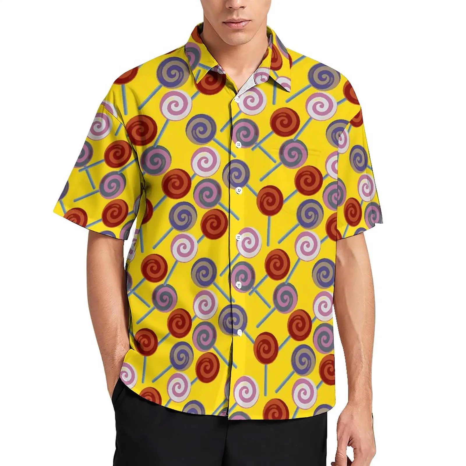 Candy Pattern Casual Shirts Lollies Beach Shirt Hawaiian Retro Blouses Man Graphic Plus Size
Candy Pattern Casual Shirts Lollies Beach Shirt Hawaiian Retro Blouses Man Graphic Plus Size