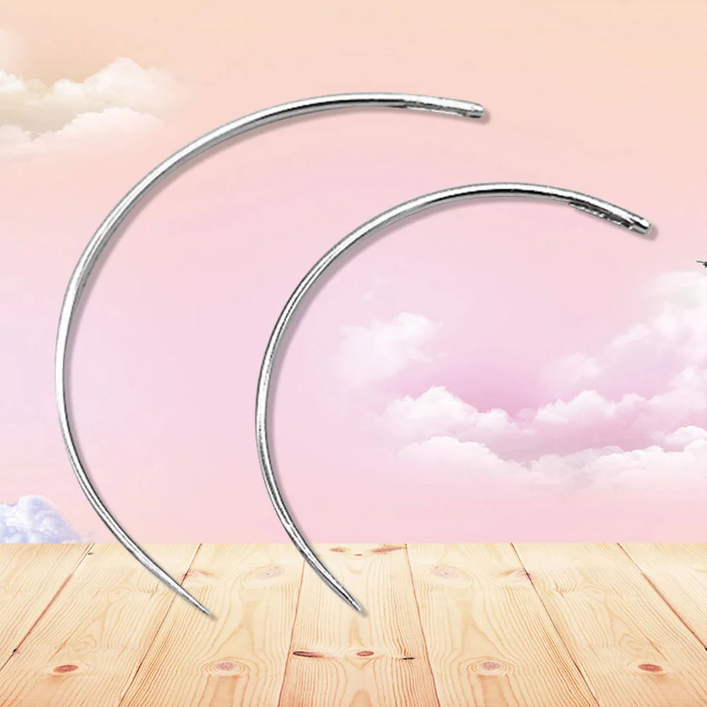 50 Pcs Braided Wigs Needle Decorative Needle Hair Weave Needle Curved Needles Sewing C Curved Needles Repair Needle
50 Pcs Braided Wigs Needle Decorative Needle Hair Weave Needle Curved Needles Sewing C Curved Needles Repair Needle