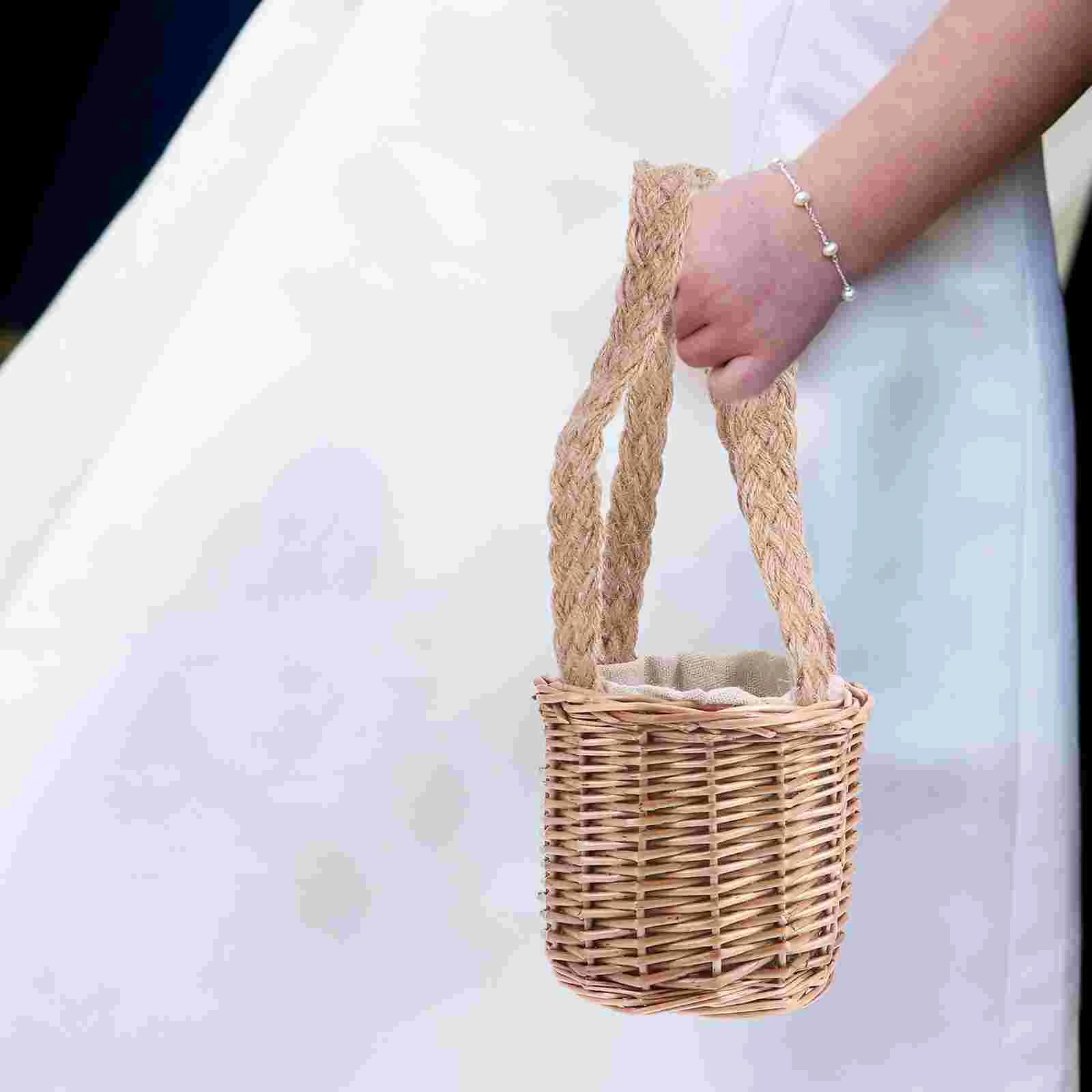 Basket Flower Storage Wedding Woven Willow Candy Baskets Wicker Girl Ceremony Bin Weaving Rustic Decorrattan Bridal Round
Basket Flower Storage Wedding Woven Willow Candy Baskets Wicker Girl Ceremony Bin Weaving Rustic Decorrattan Bridal Round