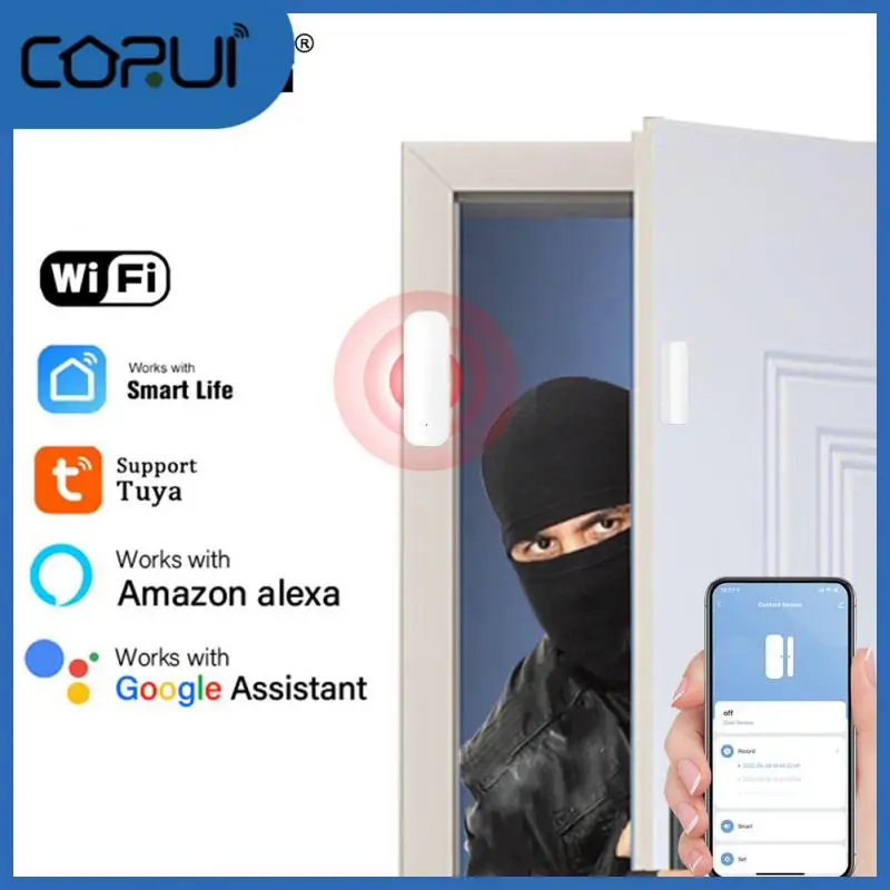 Датчик окон Smart Life с поддержкой Wi-Fi, смарт-детекторы открытия/закрытия дверей, с управлением через приложение
Датчик окон Smart Life с поддержкой Wi-Fi, смарт-детекторы открытия/закрытия дверей, с управлением через приложение