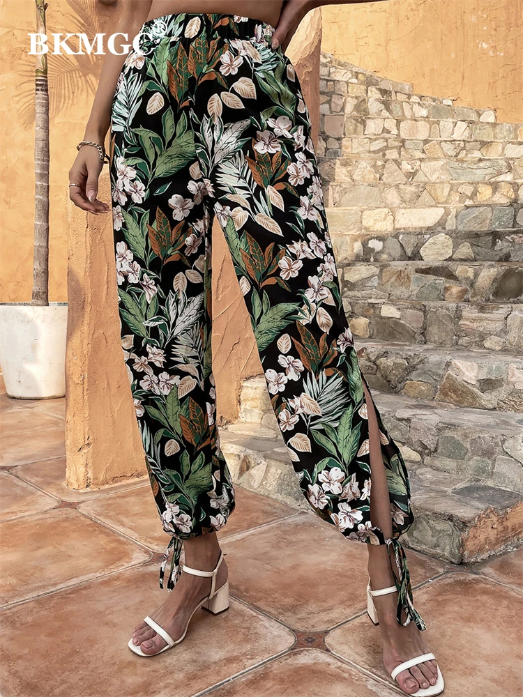 BKMGC Vintage Pants High Waist Trousers Women Bandage 2022 Beach Broken Flowers Printed Pants Women Summer Casual Trouser 2880
BKMGC Vintage Pants High Waist Trousers Women Bandage 2022 Beach Broken Flowers Printed Pants Women Summer Casual Trouser 2880