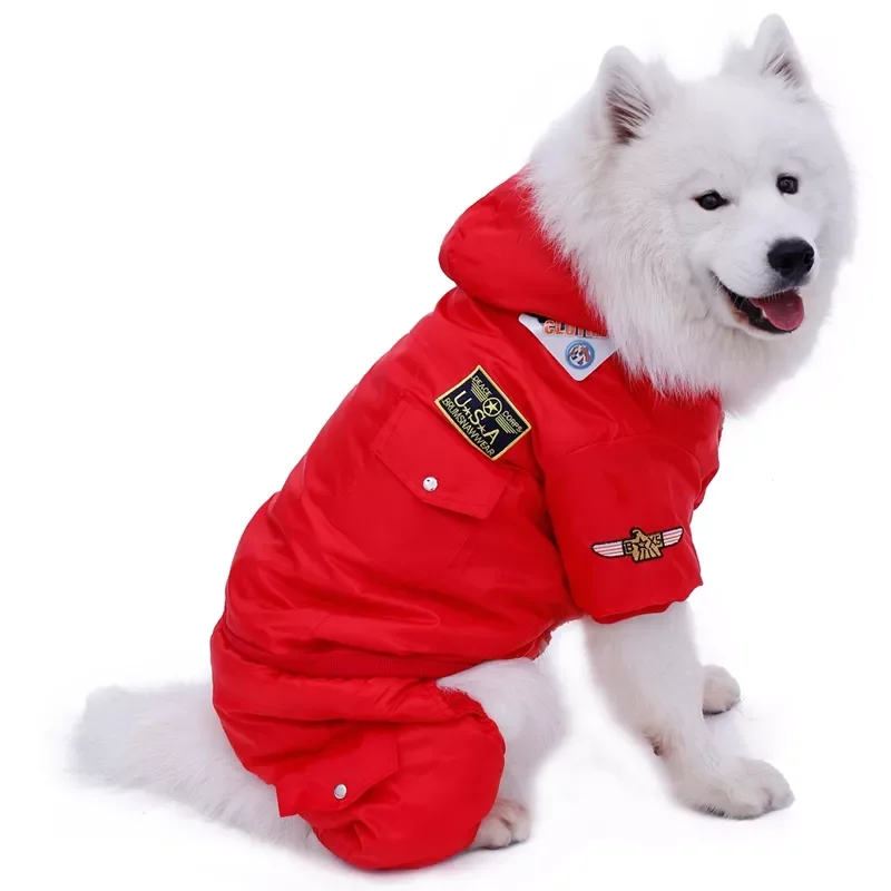 Large Dog Warm Clothes Winter Clothing Pet Dog Jumpsuit Warm Big Dog Track Suit Puppy Hooded Coat Product XL-5XL
Large Dog Warm Clothes Winter Clothing Pet Dog Jumpsuit Warm Big Dog Track Suit Puppy Hooded Coat Product XL-5XL