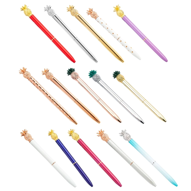 Pineapple Metal Ballpoint Pen Twist Action Refillable Metal Signing Pen Gift for Business Women Men Friend Teacher Kids
Pineapple Metal Ballpoint Pen Twist Action Refillable Metal Signing Pen Gift for Business Women Men Friend Teacher Kids