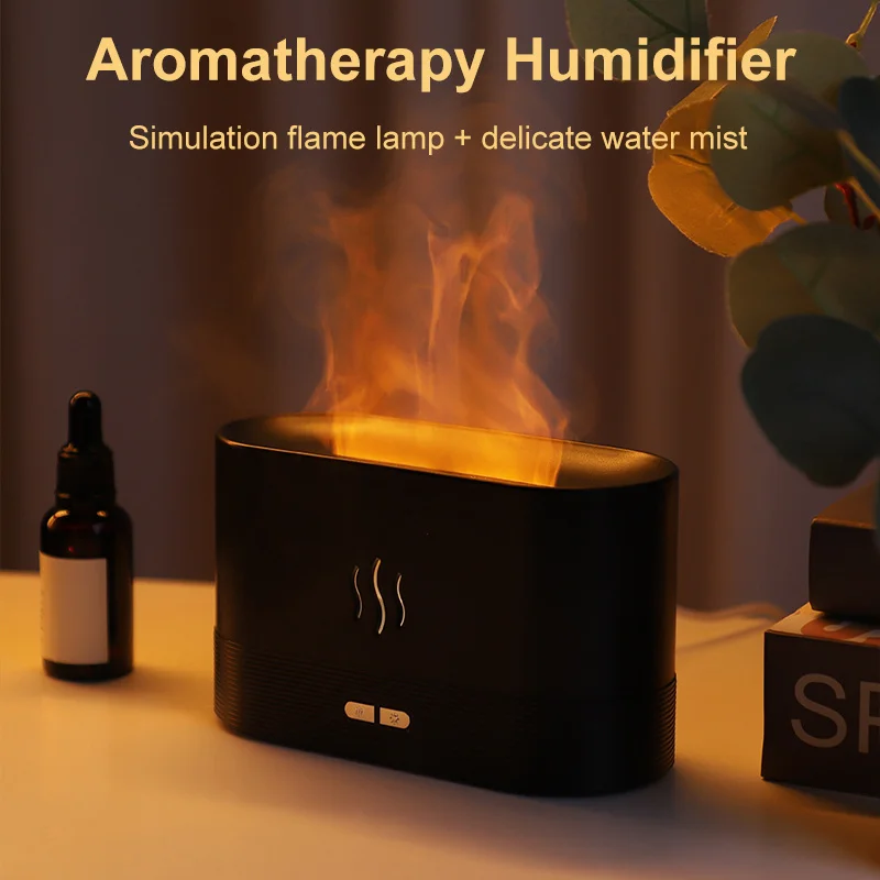Simulation Flame Air Mist Humidifier Usb Electric Essential Oil Diffuser Aromatherapy Fogger Machine for Bedroom Dropshipping
Simulation Flame Air Mist Humidifier Usb Electric Essential Oil Diffuser Aromatherapy Fogger Machine for Bedroom Dropshipping