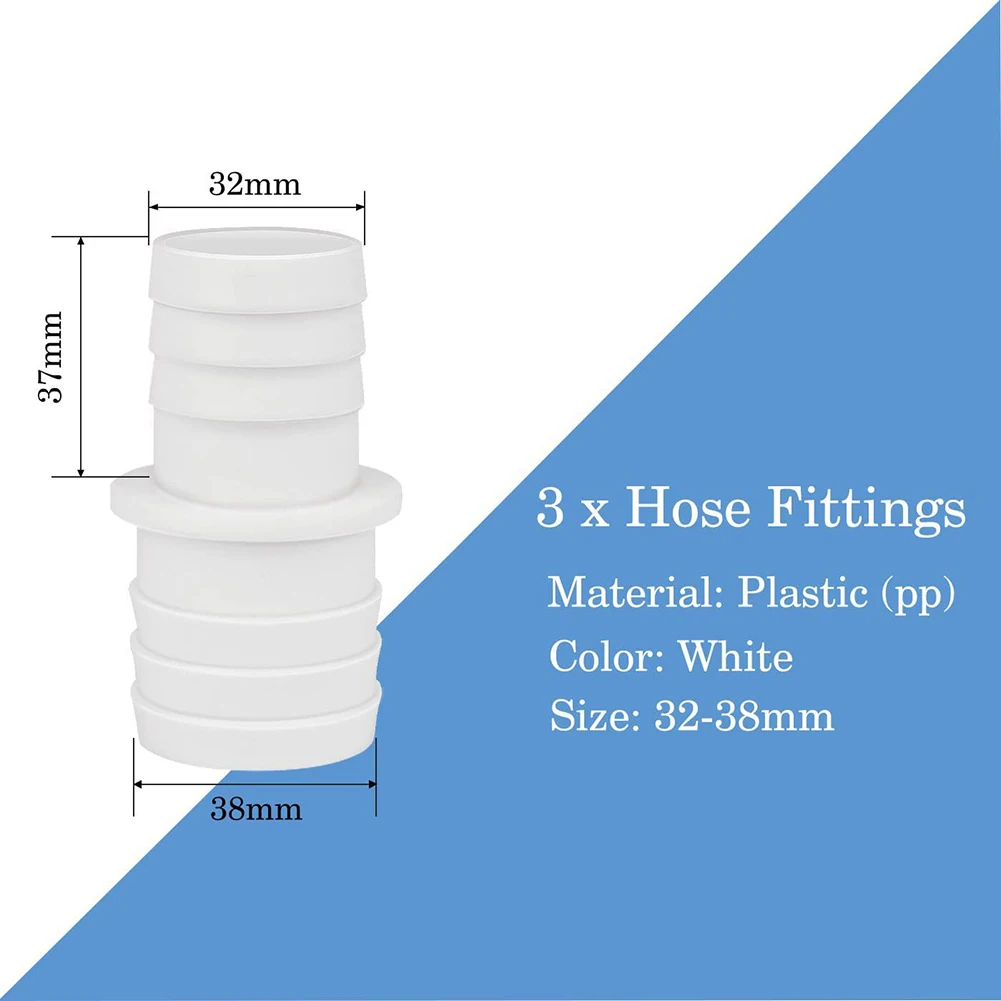 2/3/4pc Hose Connector Set With 32-38mm Hose Nozzles Pool Hose Adapter Nozzle Adapter Hose Fitting Accessries Pool Cleaning Tool
2/3/4pc Hose Connector Set With 32-38mm Hose Nozzles Pool Hose Adapter Nozzle Adapter Hose Fitting Accessries Pool Cleaning Tool