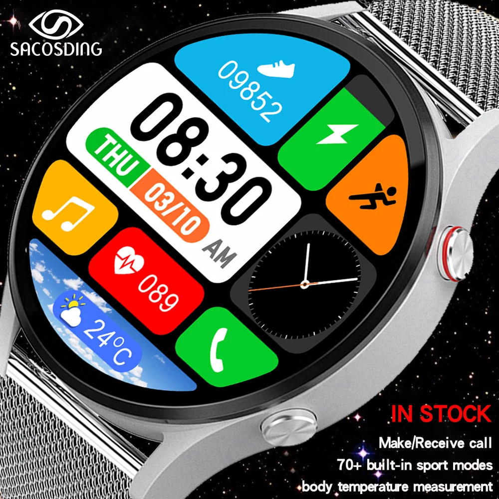New Customized Sports Smart Watch Men's Health Monitor 70+Sports Model SmartWatch For Huawei Xiaomi Mobile Phone Galaxy Watch 4
New Customized Sports Smart Watch Men's Health Monitor 70+Sports Model SmartWatch For Huawei Xiaomi Mobile Phone Galaxy Watch 4