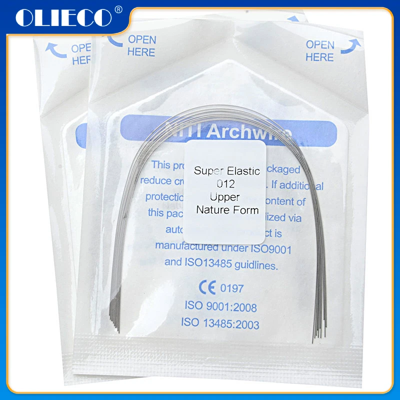 Dental Super Elastic Niti Arch Wires 20pcs=2Pack Round Type Natural Form Permanently Marked Orthodontic Archwire Dentistry Tools
Dental Super Elastic Niti Arch Wires 20pcs=2Pack Round Type Natural Form Permanently Marked Orthodontic Archwire Dentistry Tools