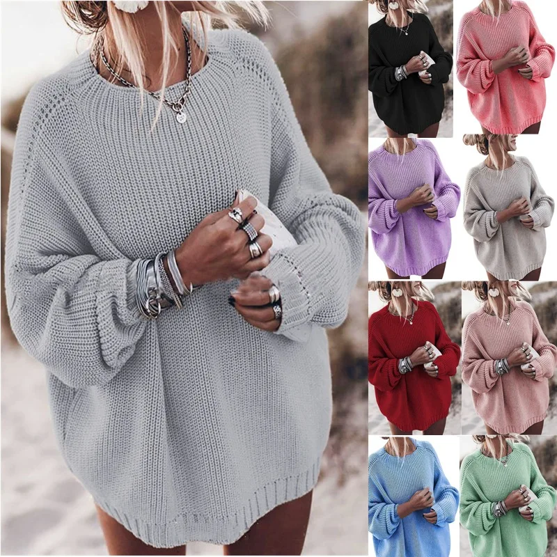 2023 Winter New Product New Product Solid Color Knitwear Loose Bat Sleeve Sweater Coat Women
2023 Winter New Product New Product Solid Color Knitwear Loose Bat Sleeve Sweater Coat Women