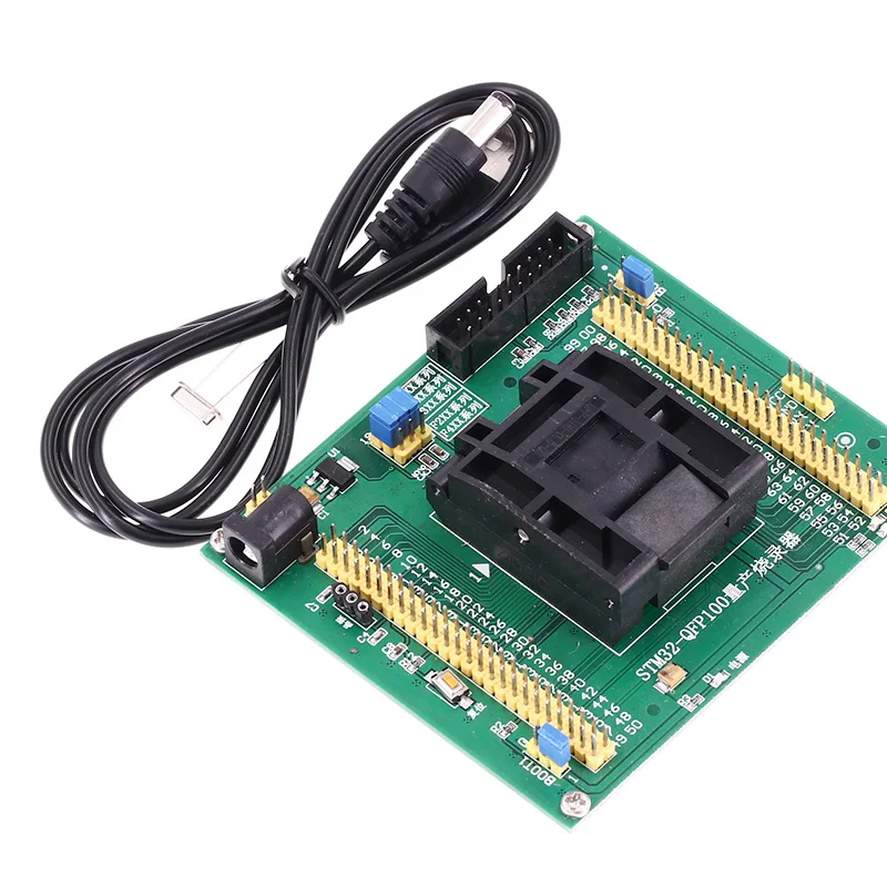 STM32 Burner Mass Production Burning Programming Download Programming Block Burning Block Test Block LQFP100
STM32 Burner Mass Production Burning Programming Download Programming Block Burning Block Test Block LQFP100