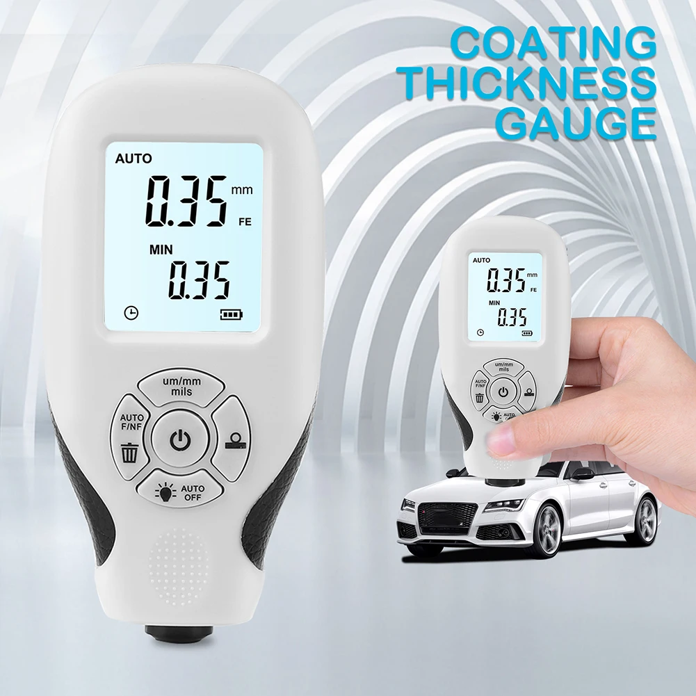 HW-300 Mini Digital Car Paint Thickness Gauge Digital Paint Coating Thickness Gauge for Car Dry Film Thickness Meter
HW-300 Mini Digital Car Paint Thickness Gauge Digital Paint Coating Thickness Gauge for Car Dry Film Thickness Meter