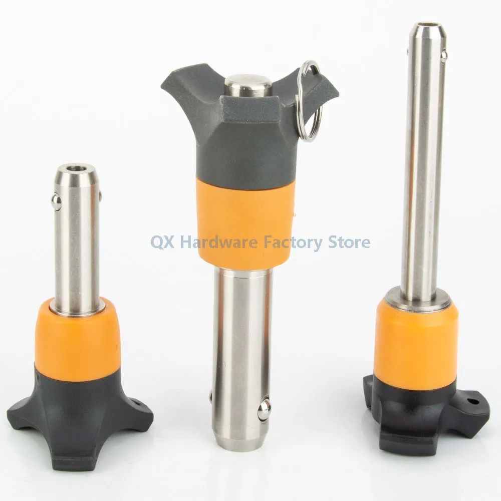 QX120 High Quality Hot Sale Stainless Steel Flower Head Button Handle Quick Release Ball Lock Pins With Ring
QX120 High Quality Hot Sale Stainless Steel Flower Head Button Handle Quick Release Ball Lock Pins With Ring