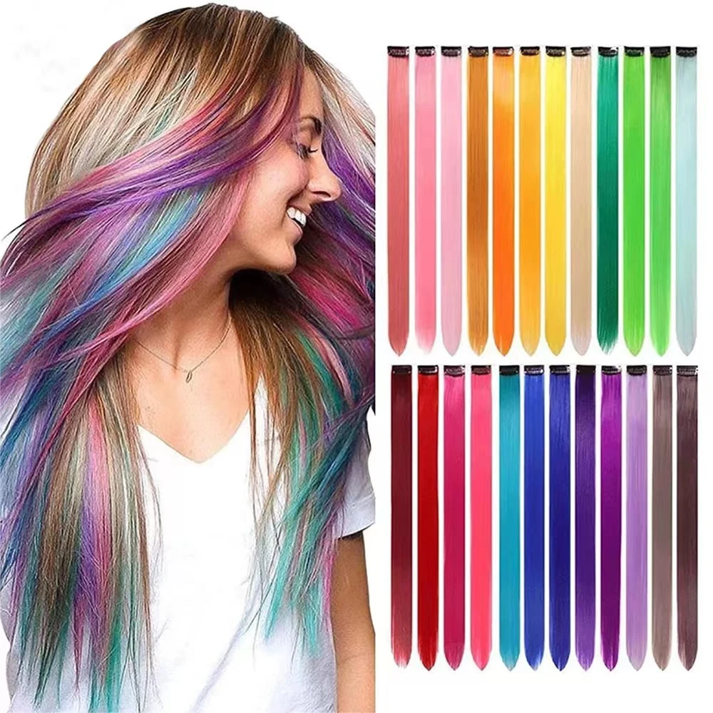 Synthetic Hair Extensions With Clips Heat Resistant Straight Hair Extensions Color Colored Black Hair Clip Womens 12G/Pcs
Synthetic Hair Extensions With Clips Heat Resistant Straight Hair Extensions Color Colored Black Hair Clip Womens 12G/Pcs