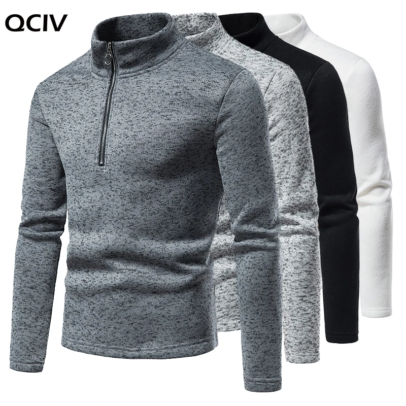 New men solid color base shirt high neck long sleeve pullover sweater with personalized zipper design
New men solid color base shirt high neck long sleeve pullover sweater with personalized zipper design