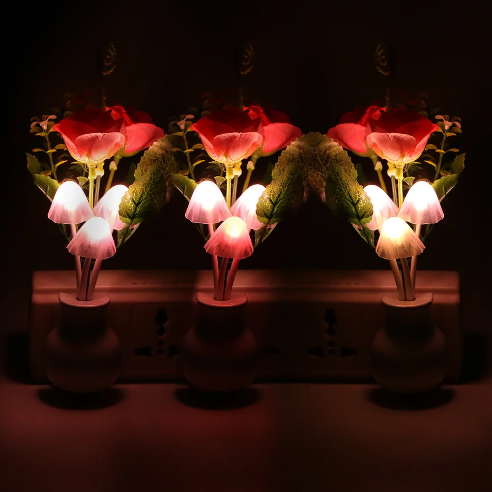 Lotus Leaf Mushroom LED Light Creative Cute Mushroom Luminous Lamp Night Light Home Illumination Tool(EU Plug)
Lotus Leaf Mushroom LED Light Creative Cute Mushroom Luminous Lamp Night Light Home Illumination Tool(EU Plug)