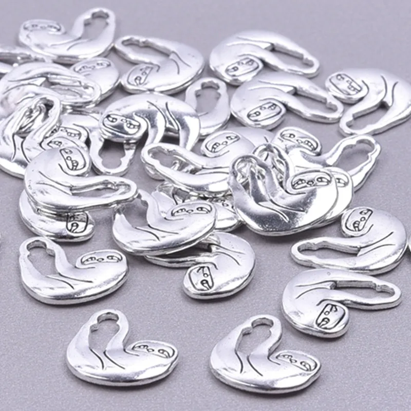 20pcs Silver Color Fashion Sloth Charms For Jewelry Making Supplies Wholesale Items For Business Women Accessories DIY Earrings
20pcs Silver Color Fashion Sloth Charms For Jewelry Making Supplies Wholesale Items For Business Women Accessories DIY Earrings