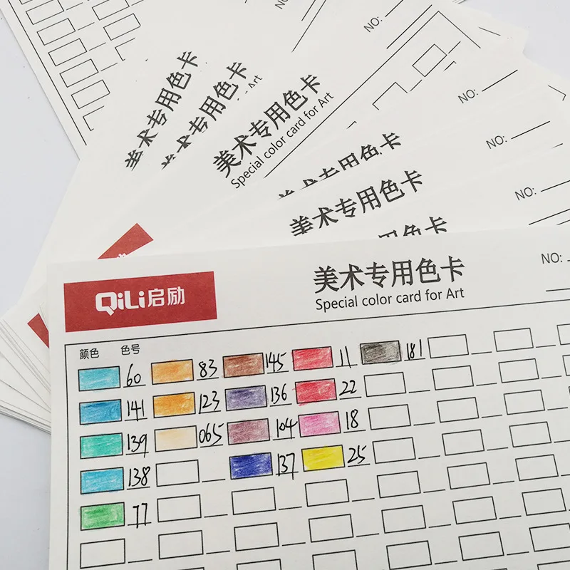 2Pcs Mark Pen Color Card Art Professional Color Card Color Pencil Color Lead Color Card Color Card Color Number Card
2Pcs Mark Pen Color Card Art Professional Color Card Color Pencil Color Lead Color Card Color Card Color Number Card