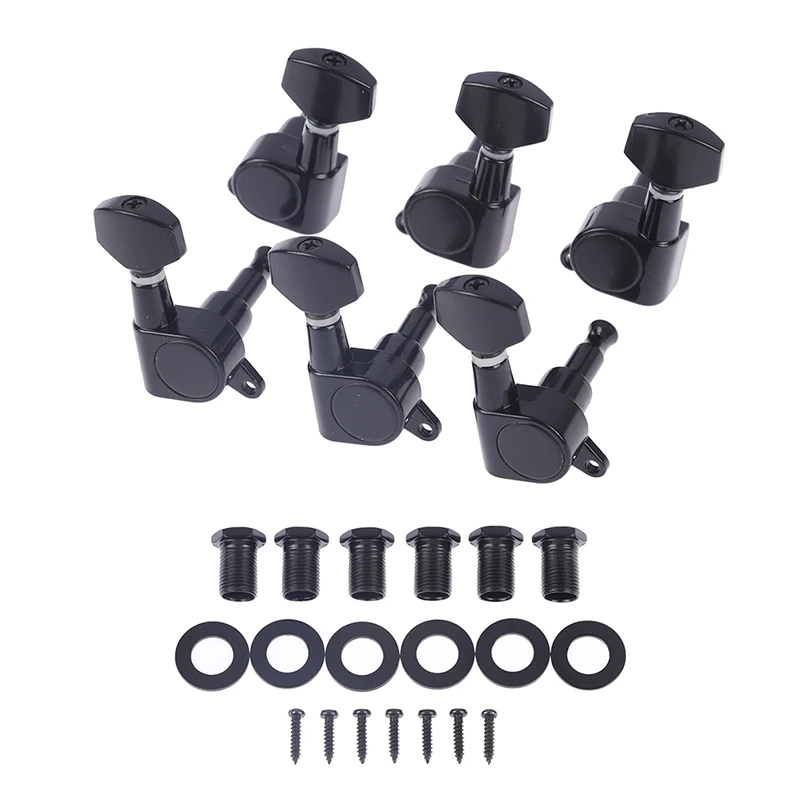 6Pcs Guitar Spin Tuner Fully Sealed Small Peg Tuning Pegs Tuners Machine Heads For Acoustic Electric Guitar Guitar Parts
6Pcs Guitar Spin Tuner Fully Sealed Small Peg Tuning Pegs Tuners Machine Heads For Acoustic Electric Guitar Guitar Parts