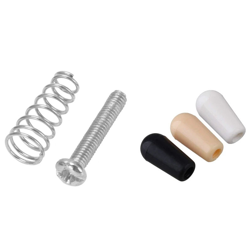 6 Pcs Electric Guitar Tremolo Bridge String Saddles Mount Adjust Conical Spring And Screws With Toggle Switch Tip Caps
6 Pcs Electric Guitar Tremolo Bridge String Saddles Mount Adjust Conical Spring And Screws With Toggle Switch Tip Caps