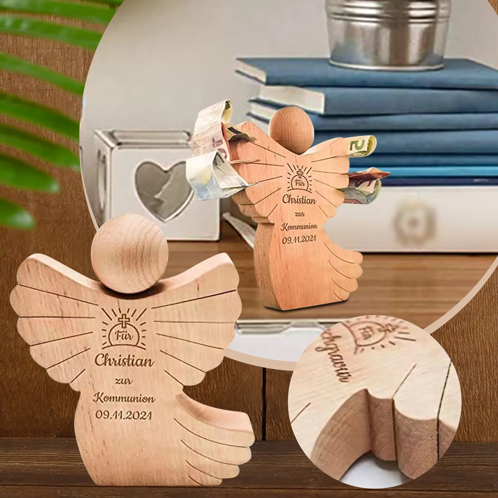 Wooden Carving Angel Sacrament Boy Guardians Angel Baptism Baptism Piano Sculpture Medium Christmas Tree Ball Ornaments
Wooden Carving Angel Sacrament Boy Guardians Angel Baptism Baptism Piano Sculpture Medium Christmas Tree Ball Ornaments