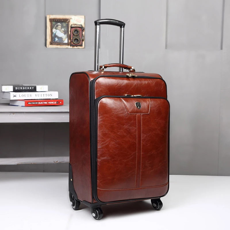 Letrend New Fashion Luxury Man Women 20 inch Rolling Luggage Business Trolley PU Leather Trunk Boarding Box Suitcases Travel 338
Letrend New Fashion Luxury Man Women 20 inch Rolling Luggage Business Trolley PU Leather Trunk Boarding Box Suitcases Travel 338