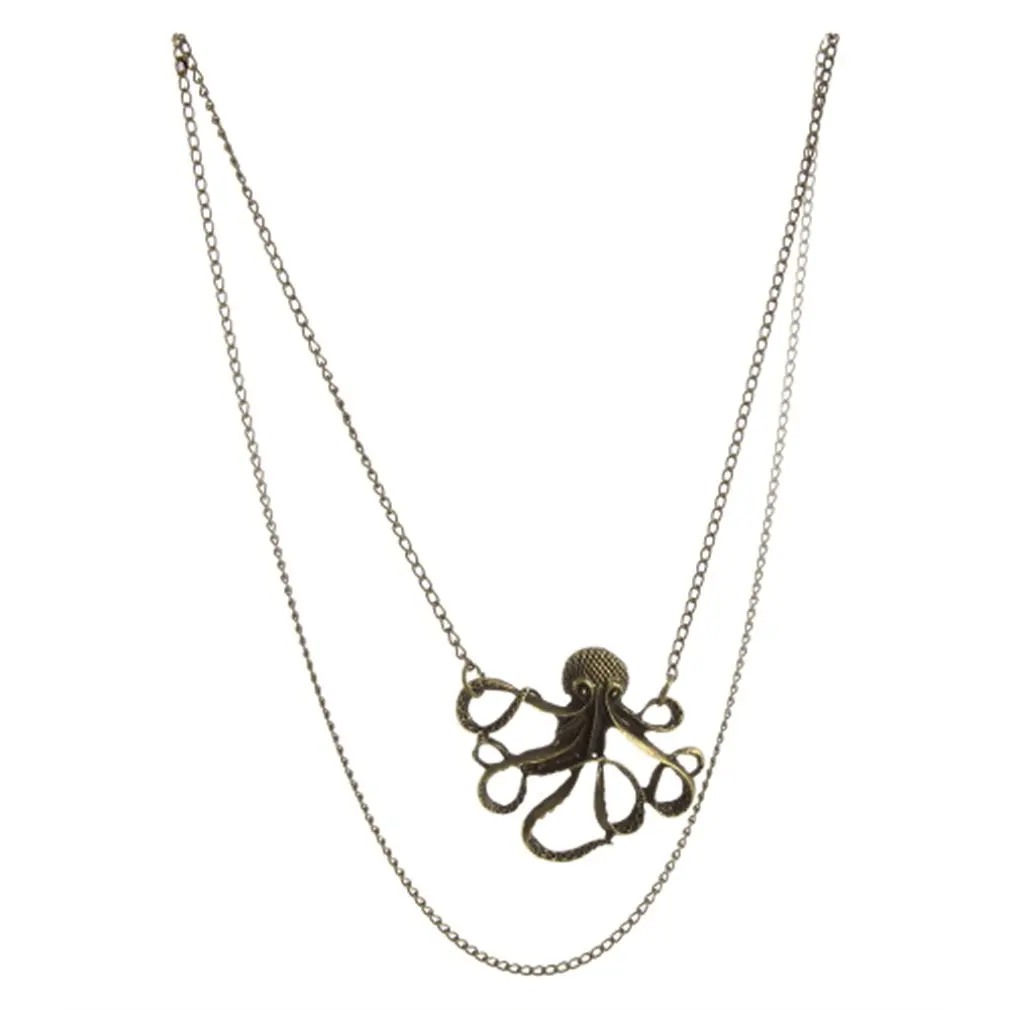 New Sale Vintage Creative Squid Necklace Sweater Necklace Unique Octopus Pendant Torque Women Men Jewelry Versatile Gift
New Sale Vintage Creative Squid Necklace Sweater Necklace Unique Octopus Pendant Torque Women Men Jewelry Versatile Gift