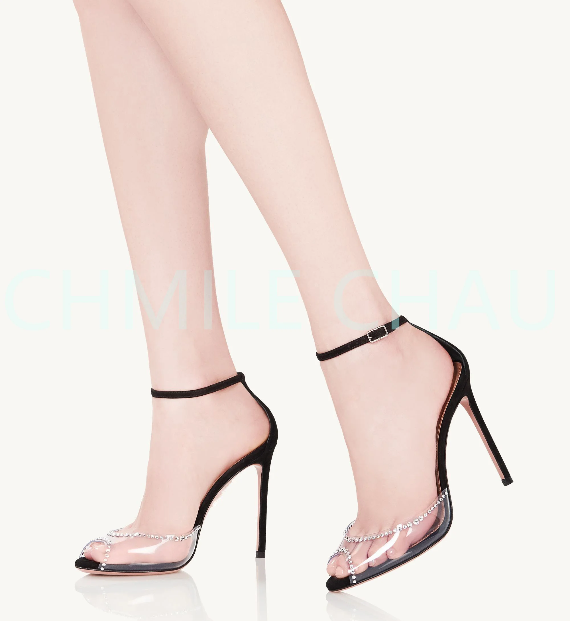 Transparent Designer Woman Sandal Crystal Ankle Strap Luxury Shoes Summer New 2023 High-heeled Sandals Sexy Lady Shoes 56-CHC-30
Transparent Designer Woman Sandal Crystal Ankle Strap Luxury Shoes Summer New 2023 High-heeled Sandals Sexy Lady Shoes 56-CHC-30