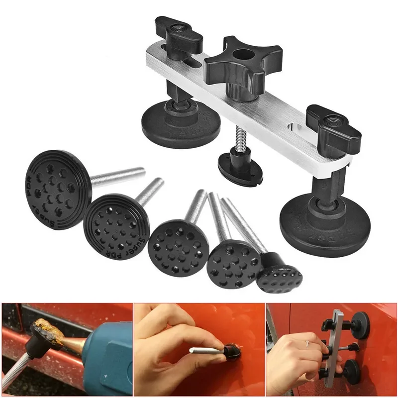 Car Paintless Dent Repair Tools Set Bridge Puller Dent Hand Repair Tools Kit Universal Car Dent Repair Tool Set Repair Tools
Car Paintless Dent Repair Tools Set Bridge Puller Dent Hand Repair Tools Kit Universal Car Dent Repair Tool Set Repair Tools